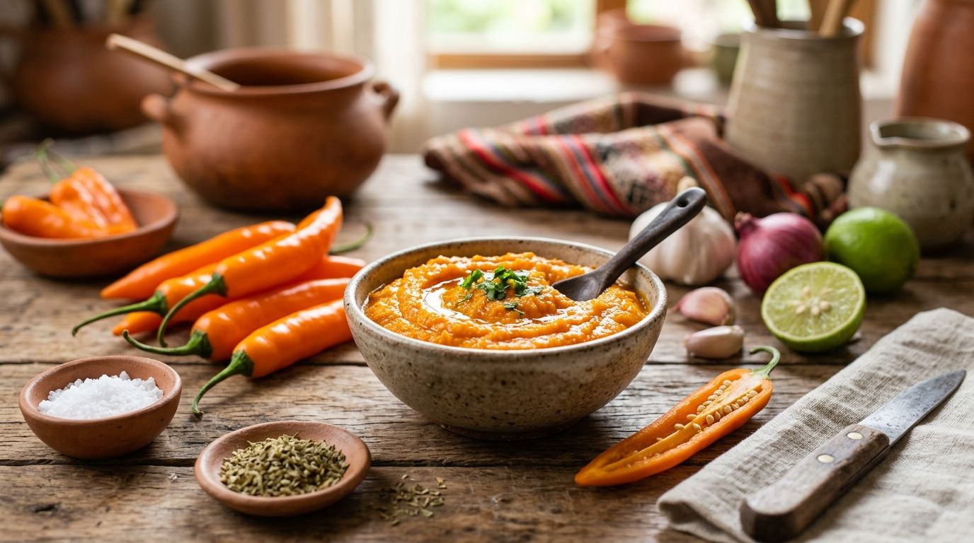 Peruvian aji amarillo seasoning for South American dishes