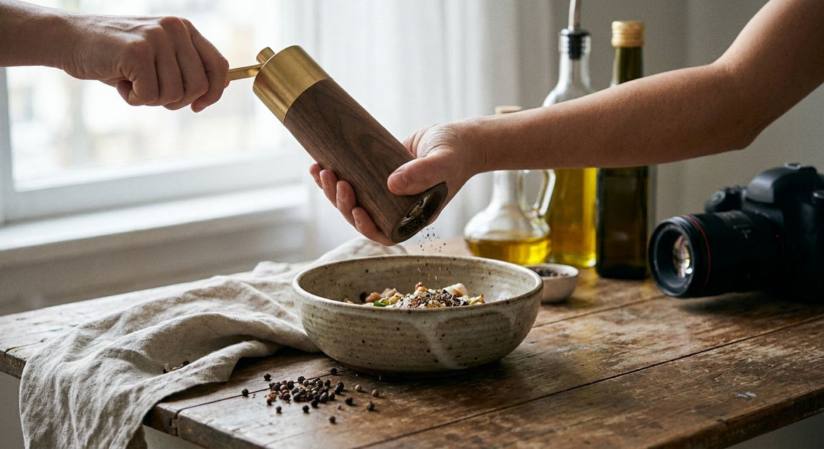 Best pepper mill for food bloggers and recipe photography