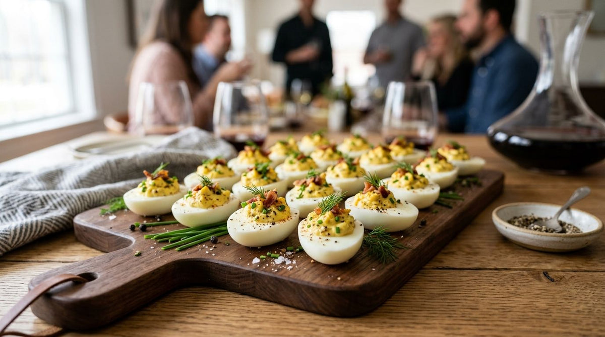 How to make peppery deviled eggs for parties