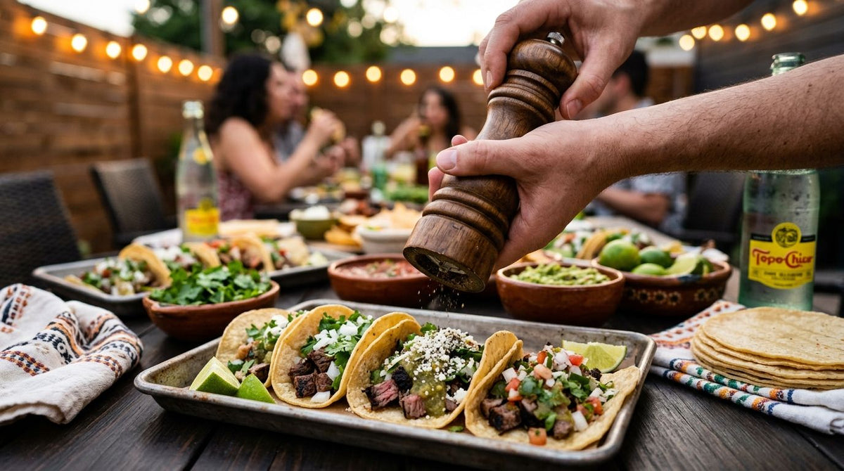 Pepper mill for Tex-Mex and street taco nights