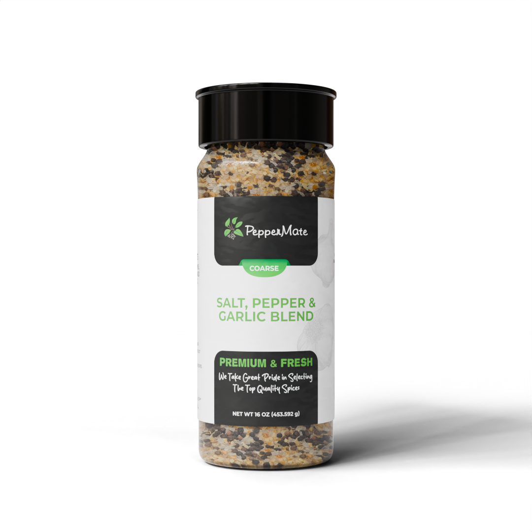 Coarse Salt, Pepper & Garlic Blend