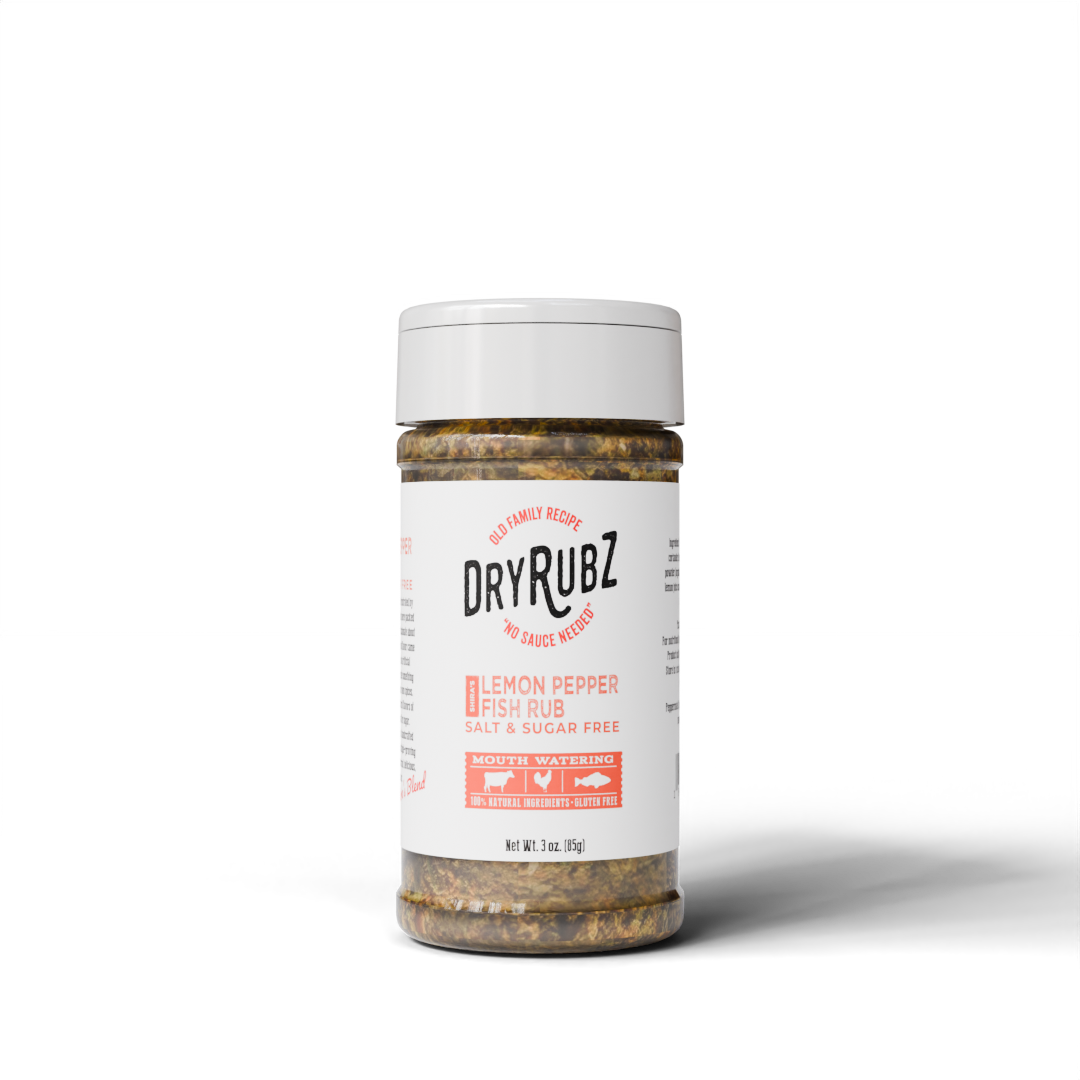 Lemon Pepper Fish Rub (Salt & Sugar Free)