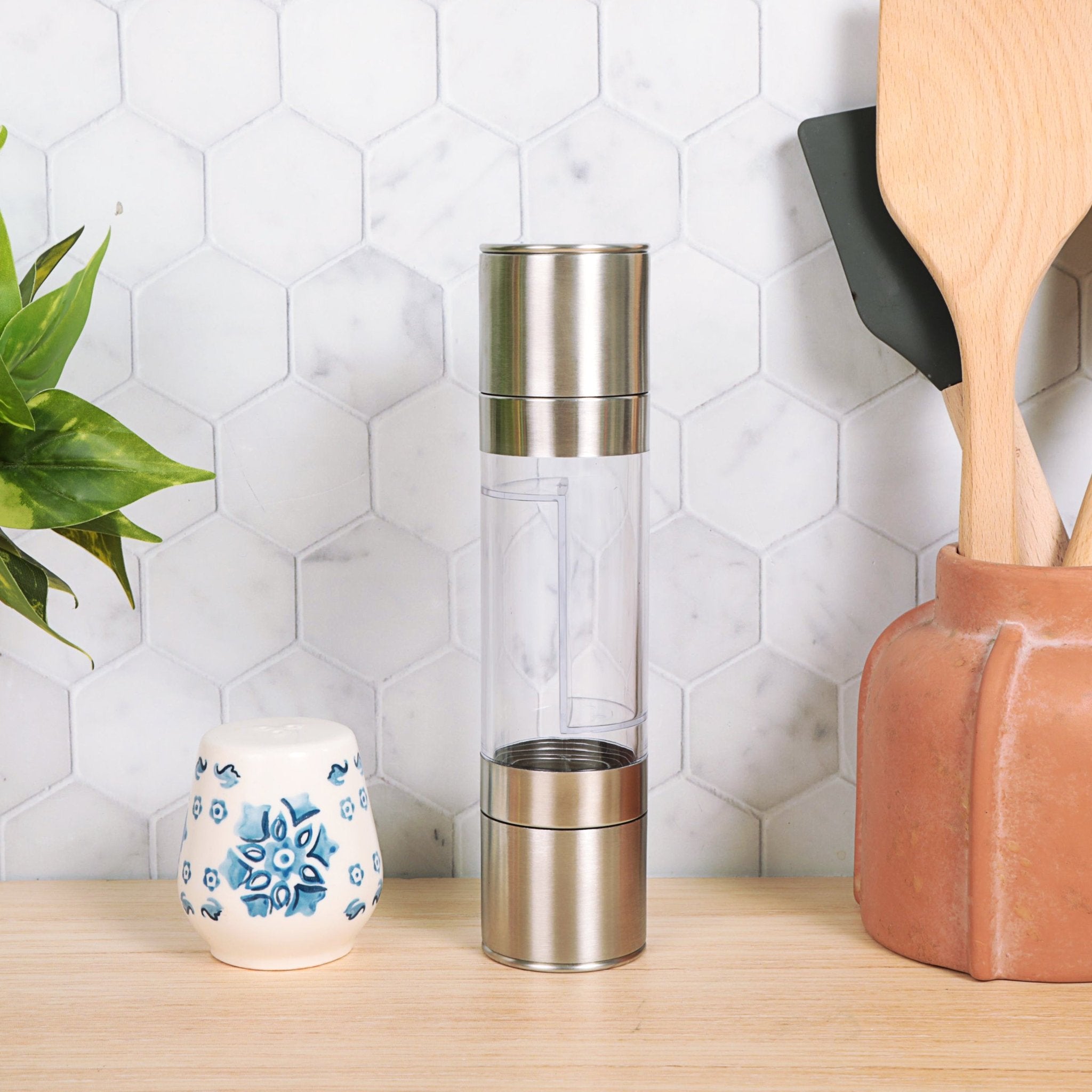 Double Sided Grinder- 2 in 1 Salt and Pepper