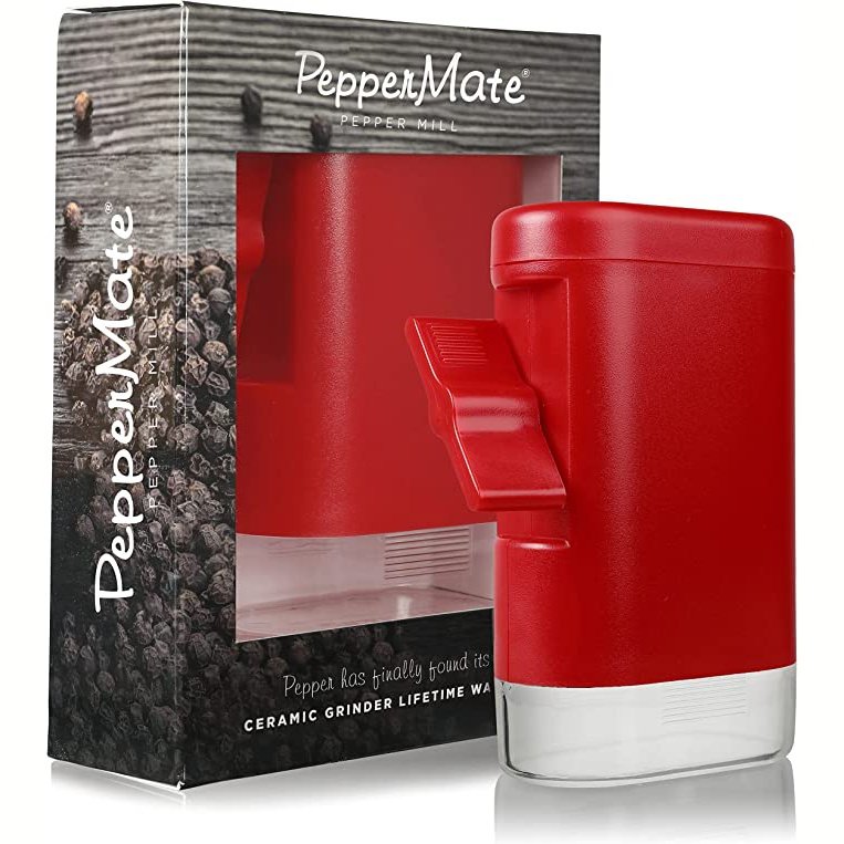 PepperMate Traditional Pepper Mill Red