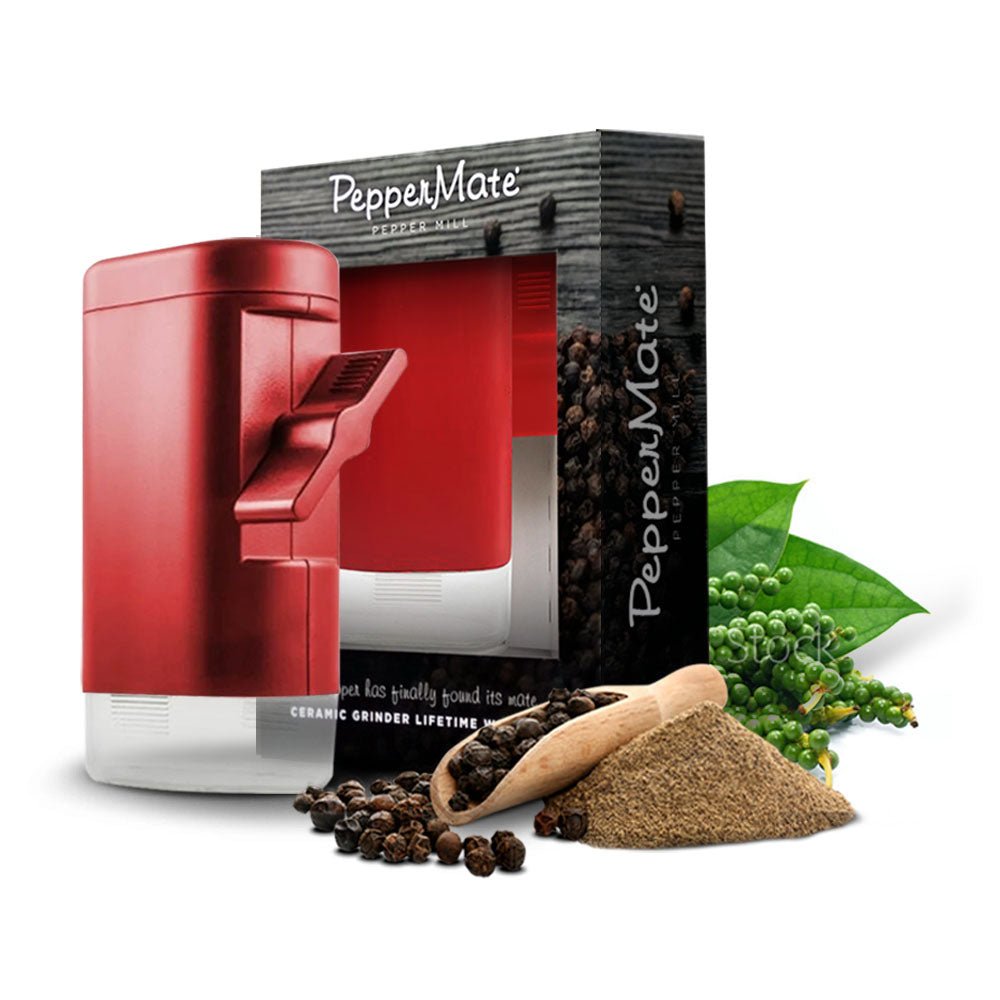 PepperMate Traditional Pepper Mill Red