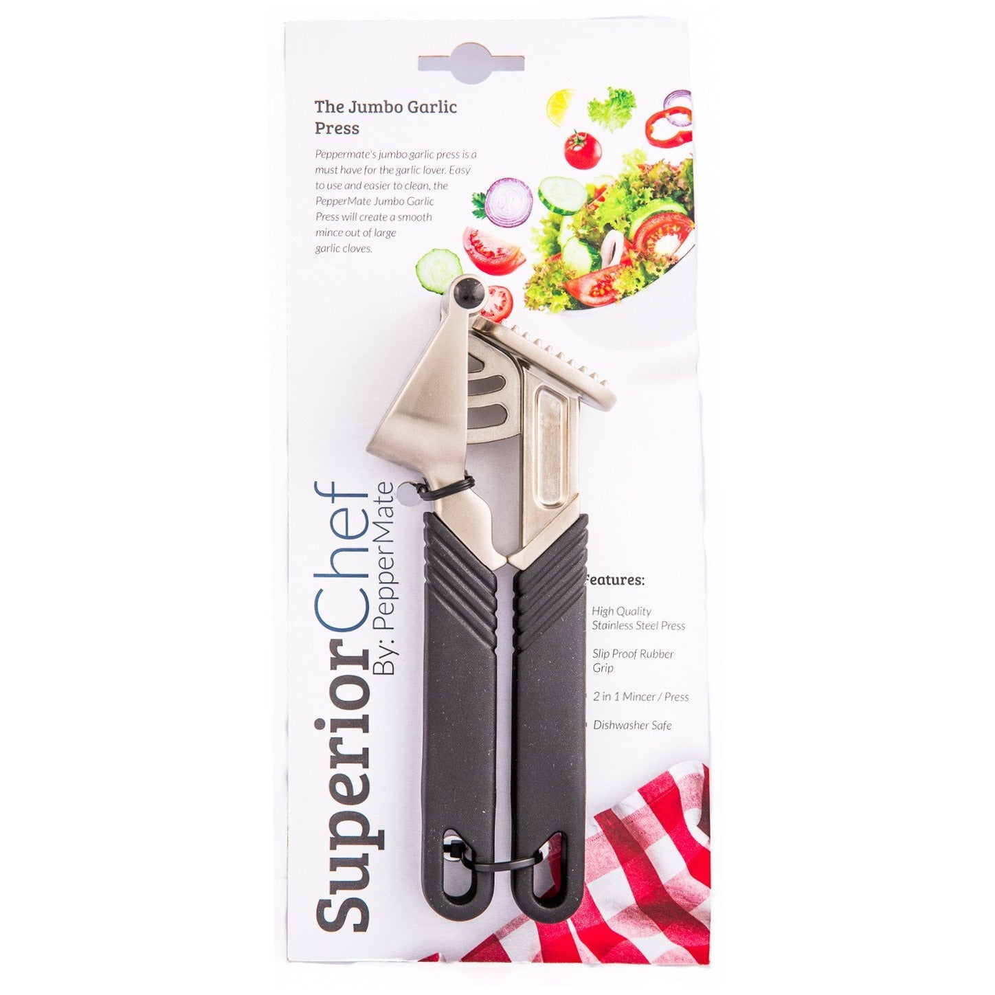 Superior Chef Jumbo Garlic and Ginger Press