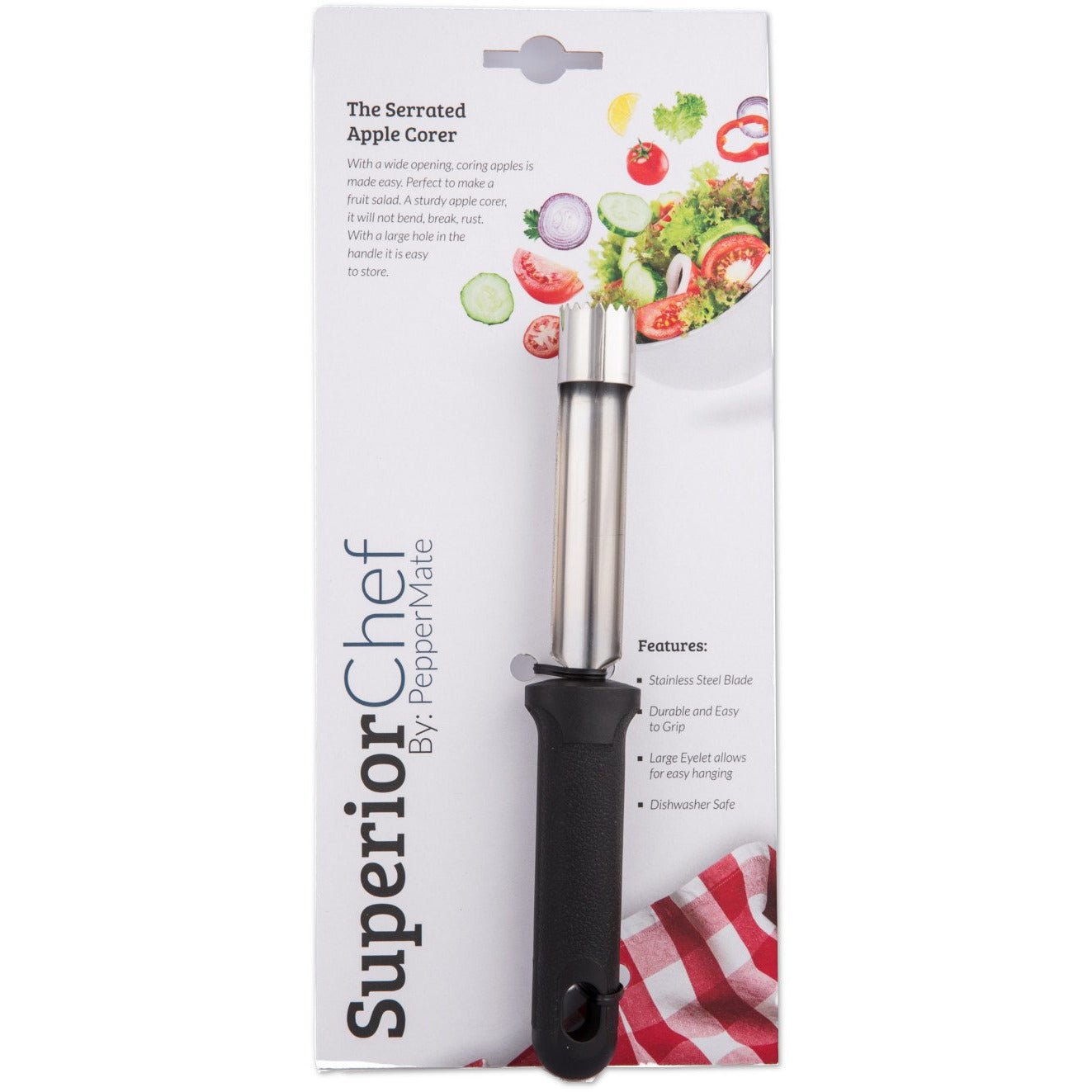 Superior Chef Stainless Steel Serrated Apple Corer