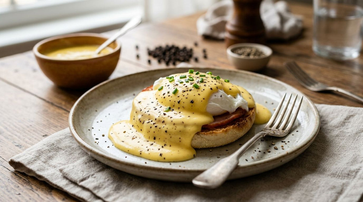 How to make hollandaise sauce with fresh pepper