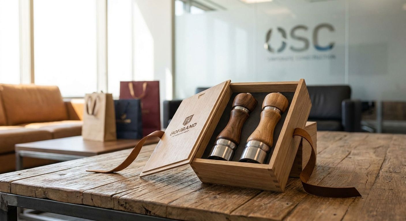 Pepper mill for corporate and client gifting programs