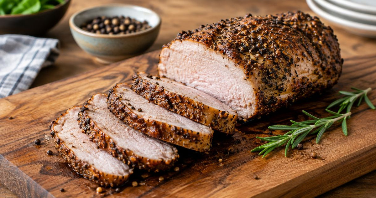 How to make pepper-crusted pork tenderloin