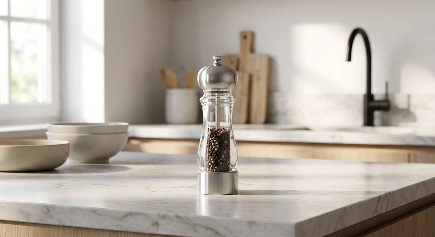 Best acrylic pepper mill for modern kitchen decor