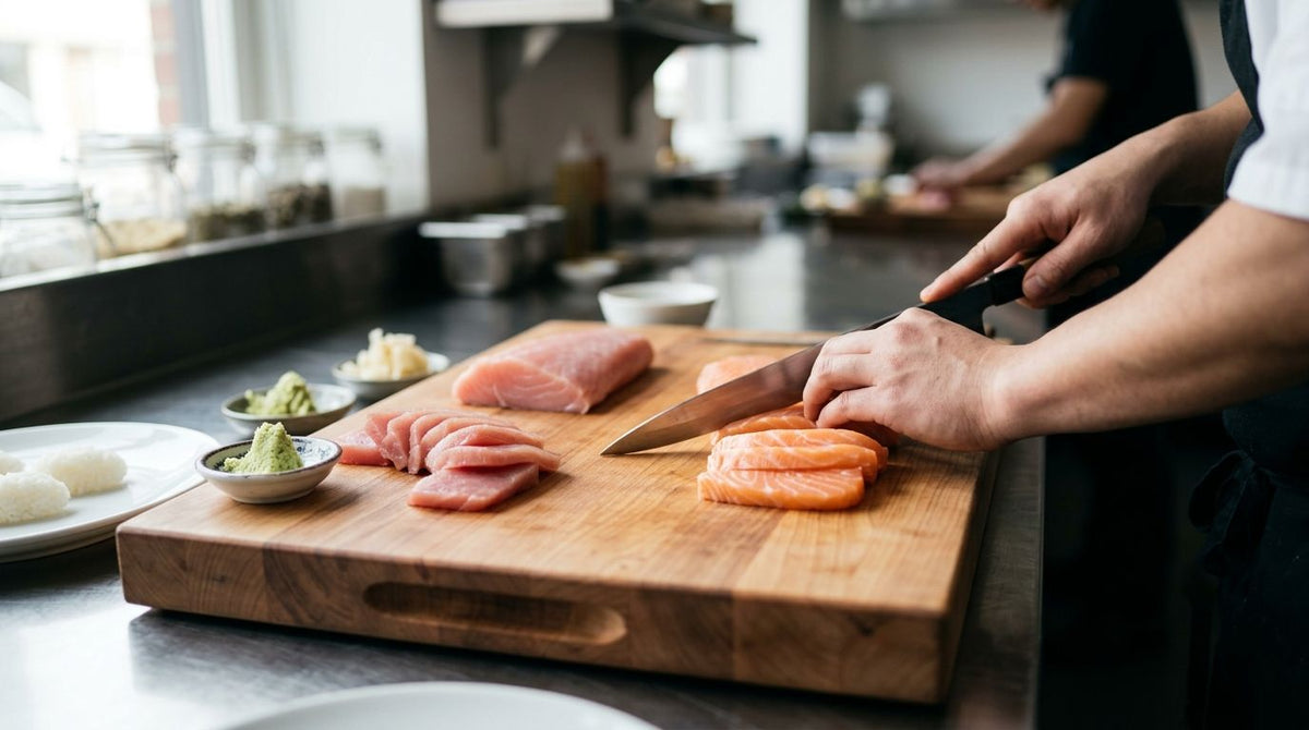 Best cutting board for sushi prep and raw fish slicing