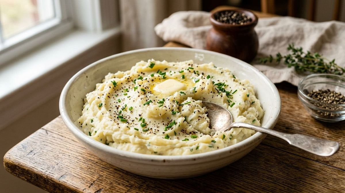 How to make peppery mashed potatoes from scratch