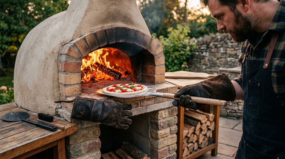 BBQ gloves for pizza ovens and high-heat cooking