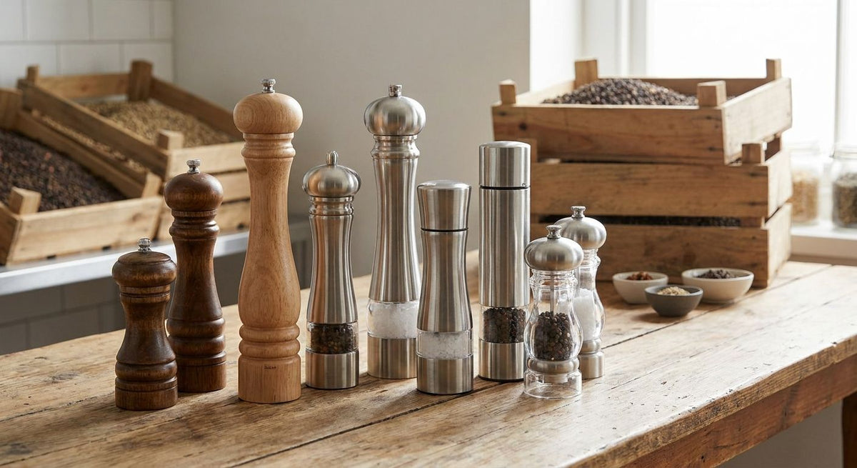 Pepper mills for restaurants and wholesale buyers