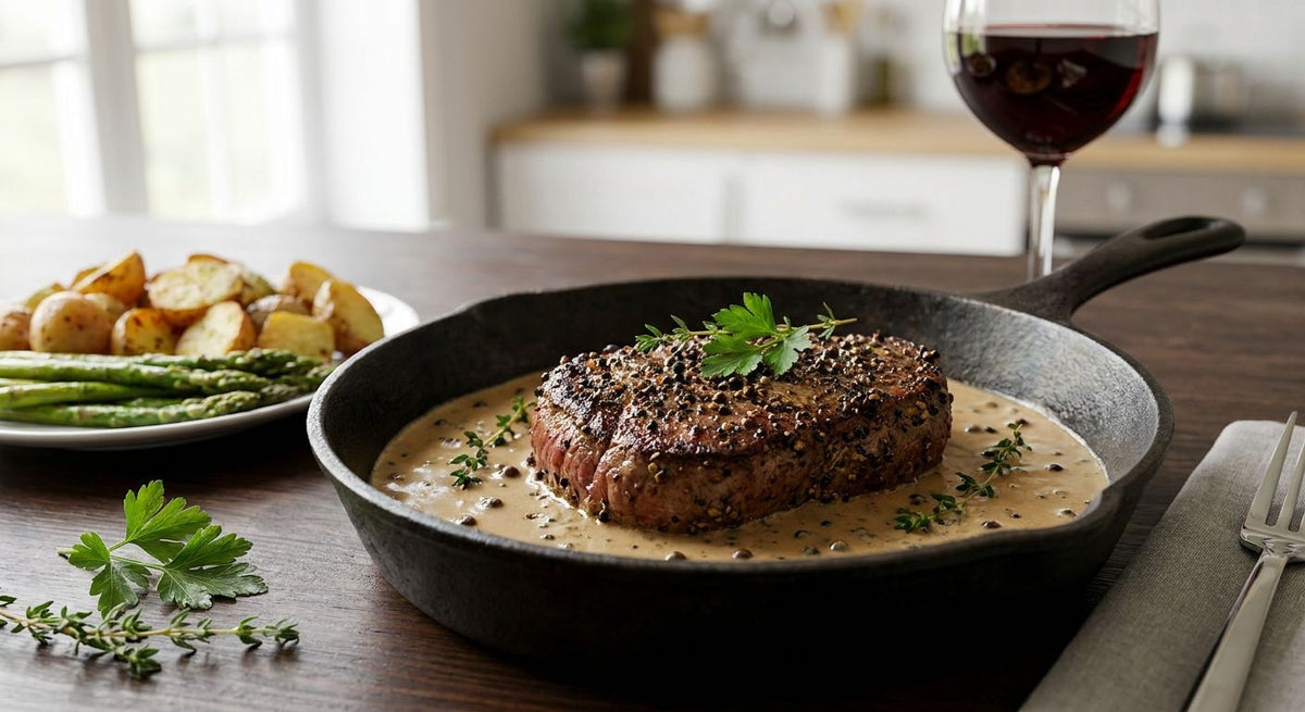 How to make steak au poivre at home