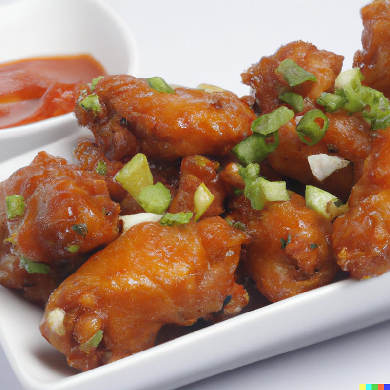 Game time fire chicken poppers