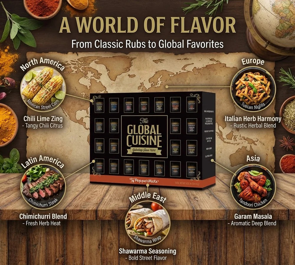 The Global Cuisine Spice Gift Set