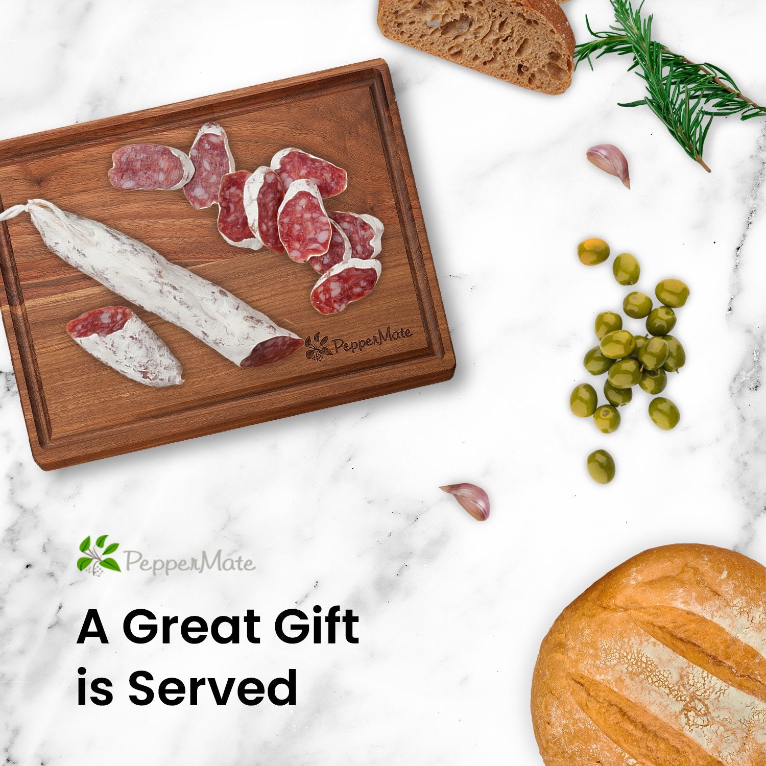Free gift - Walnut HardWood Cutting Board small 8x12x0.75