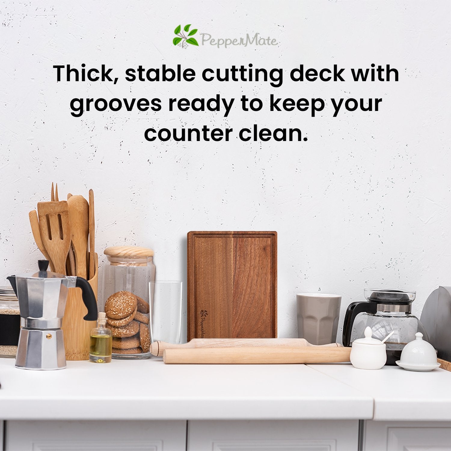 Free gift - Walnut HardWood Cutting Board small 8x12x0.75