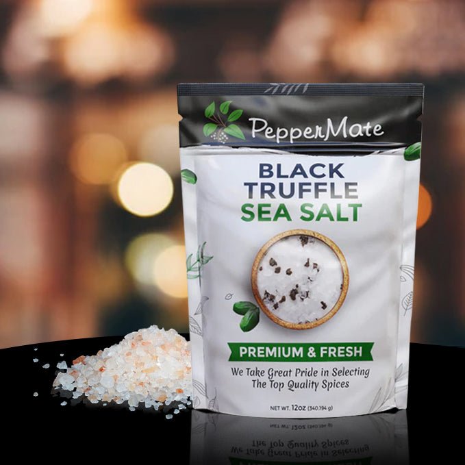 Grindable Black Truffle Sea Salt-12 OZ
