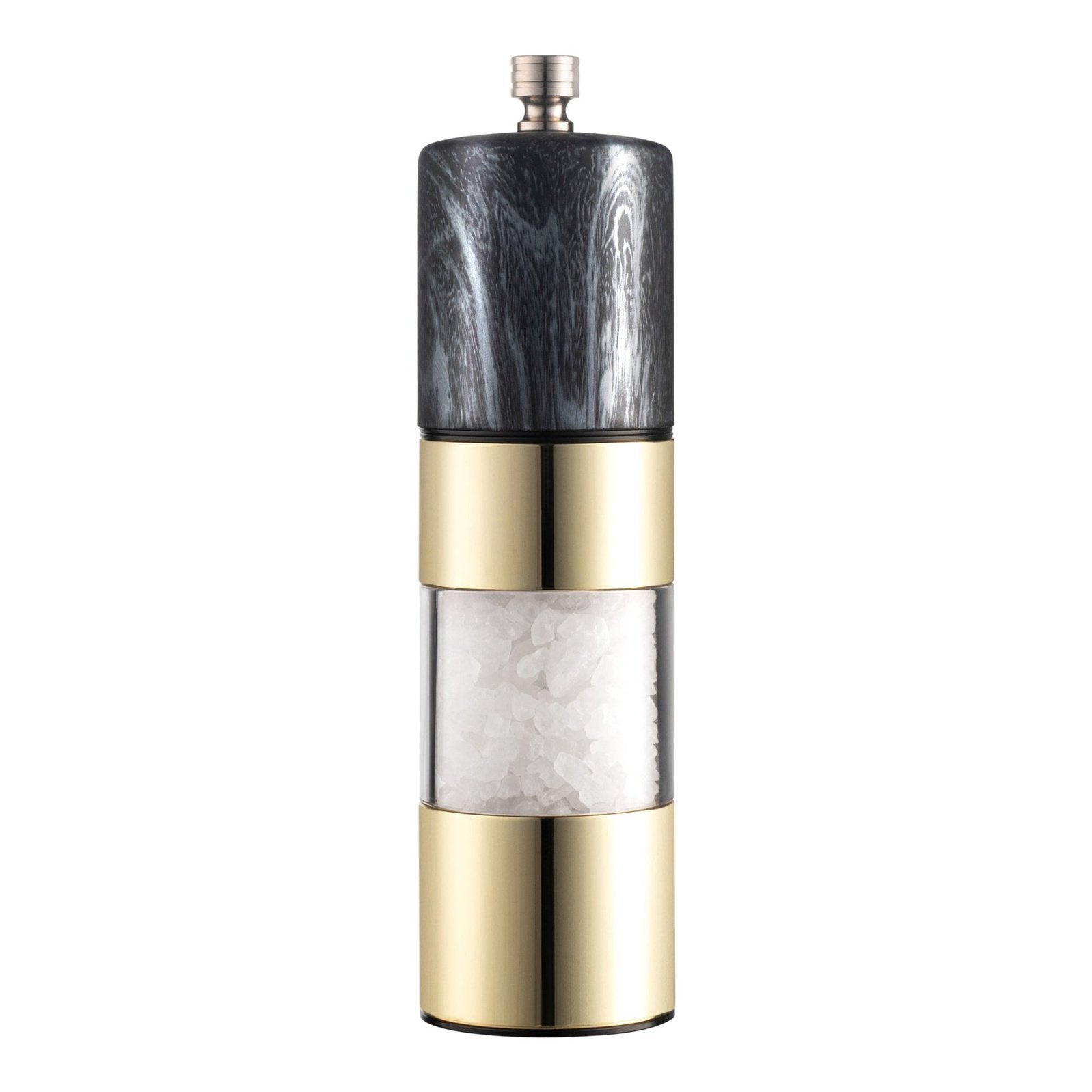 Marble Top Pepper Mill- Black