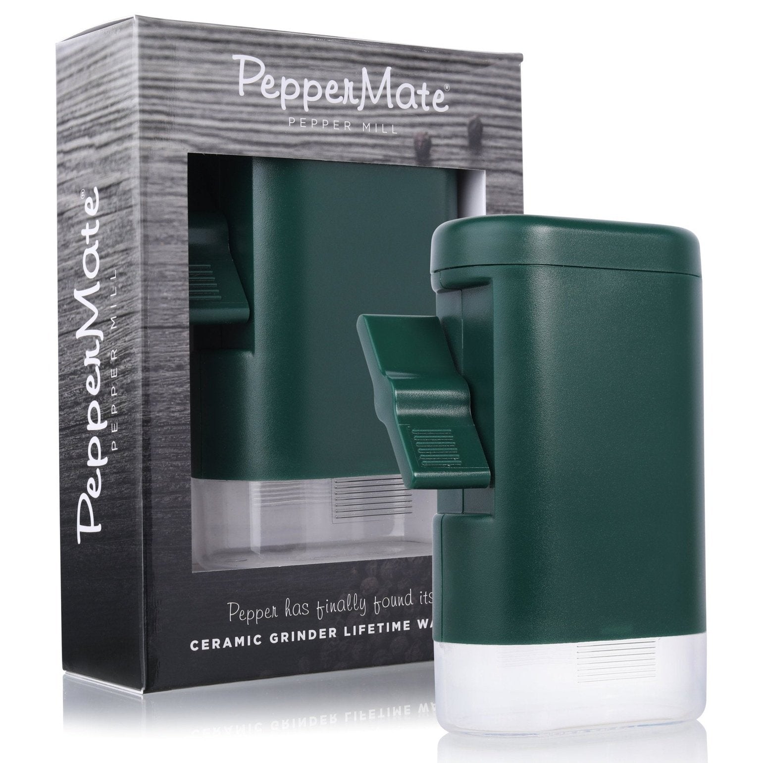 Peppermate Traditional Pepper Mill-Hunter Green