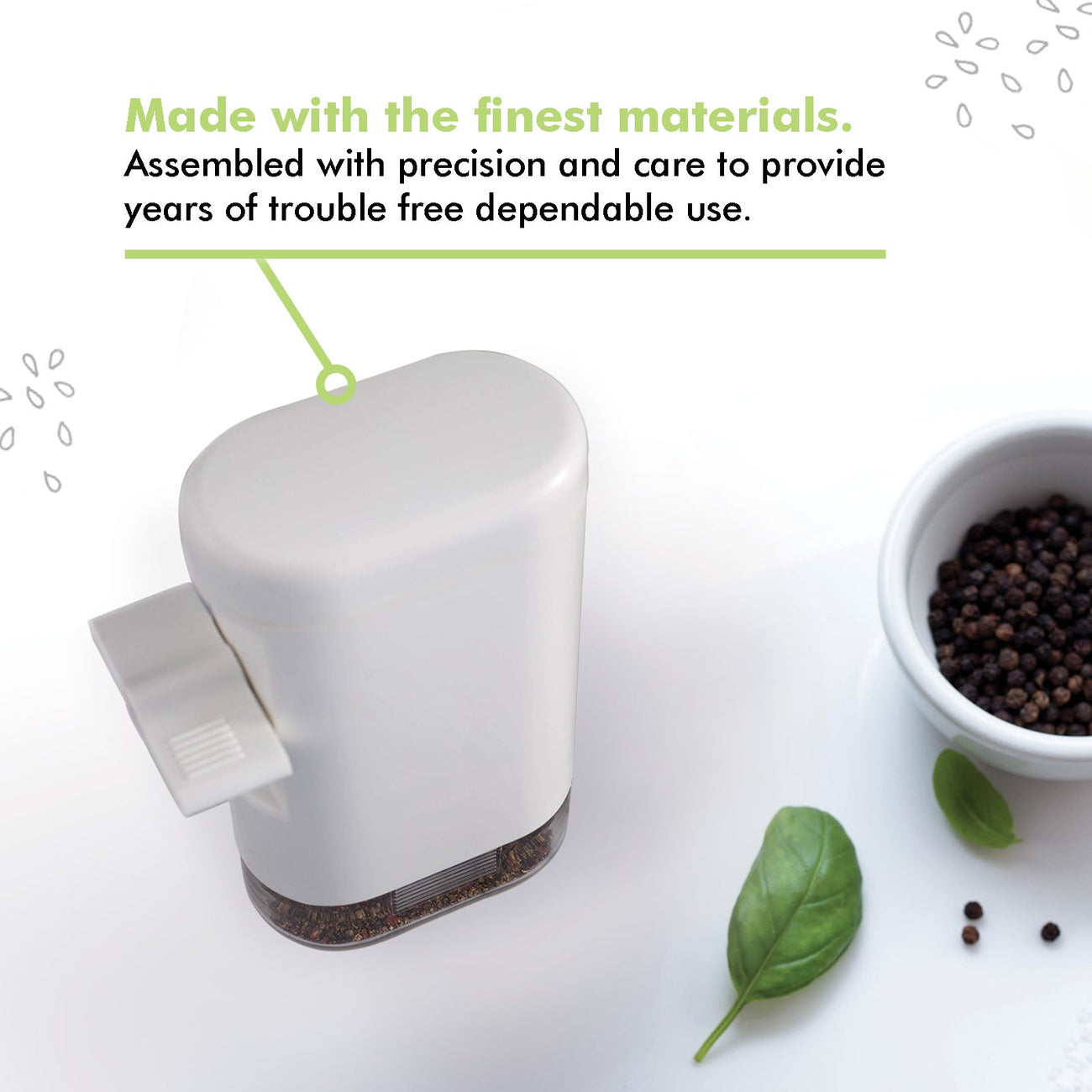 Peppermate Traditional Peppermill Fresh Pepper Grinder